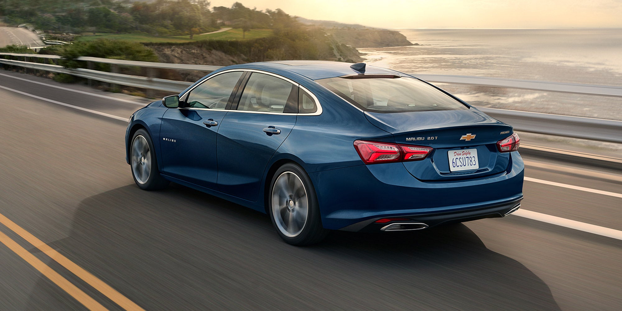chevrolet malibu rear drive side view img